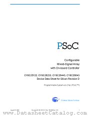 CY8C26443-24PI datasheet pdf Cypress