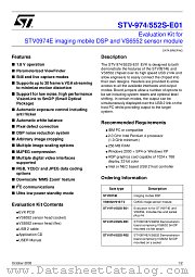 STV-974/552S-E01 datasheet pdf ST Microelectronics