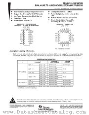 SNJ54HC153W datasheet pdf Texas Instruments