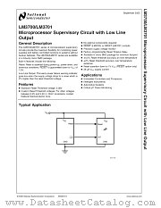 LM3701XBBPX-420 datasheet pdf National Semiconductor
