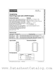 74VHCT573AMX datasheet pdf Fairchild Semiconductor