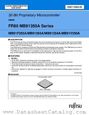 MB91F355A datasheet pdf Fujitsu Microelectronics