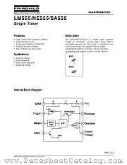 NE555DX datasheet pdf Fairchild Semiconductor