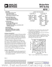 AD743JRZ-16-REEL7 datasheet pdf Analog Devices