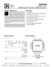ICS87952I datasheet pdf Texas Instruments