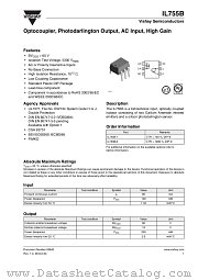 IL755B-2 datasheet pdf Vishay