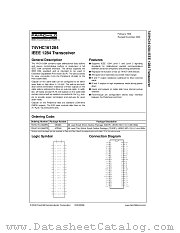 74VHC161284MTD datasheet pdf Fairchild Semiconductor