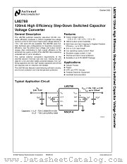 LM2788MMX-1.5 datasheet pdf National Semiconductor