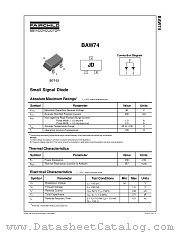 BAW74_D87Z datasheet pdf Fairchild Semiconductor