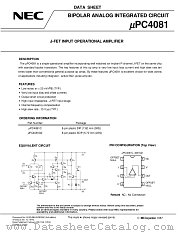 UPC4081G2-E1 datasheet pdf NEC