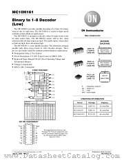 MC10H161 datasheet pdf ON Semiconductor