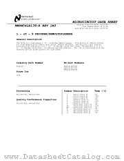 DM54LS138W/883 datasheet pdf National Semiconductor