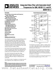 ADA4410-6ACPZ-R7 datasheet pdf Analog Devices