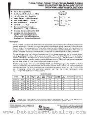 TLV2460MJG datasheet pdf Texas Instruments
