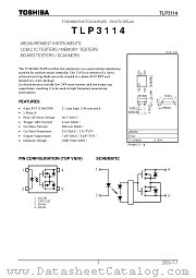TLP3114 datasheet pdf TOSHIBA