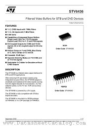 STV6436S datasheet pdf ST Microelectronics