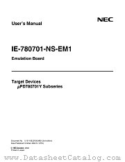 IE-780701-NS-EM1 datasheet pdf NEC