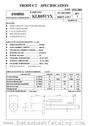 KLR05UYX datasheet pdf Cosmo Electronics