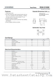 D2A121000 datasheet pdf Cosmo Electronics