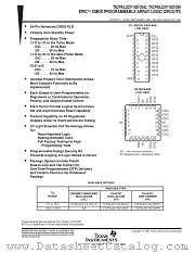 TICPAL22V10Z-25CFN datasheet pdf Texas Instruments