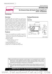 STK403-440 datasheet pdf SANYO
