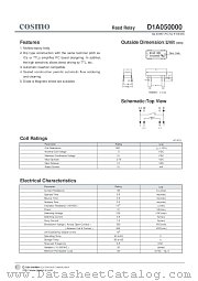 D1A050000 datasheet pdf Cosmo Electronics