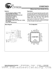 CY2SSTV8575 datasheet pdf Cypress