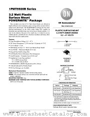 1PMT5929BT1 datasheet pdf ON Semiconductor