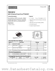 FDC2612_NF073 datasheet pdf Fairchild Semiconductor