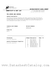 MM70C97J/883 datasheet pdf National Semiconductor