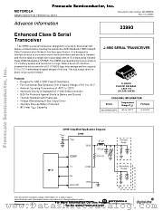 MC33990 datasheet pdf Freescale (Motorola)