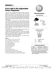 CS5253-1GDP5 datasheet pdf ON Semiconductor