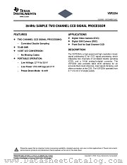 VSP2254GSJR datasheet pdf Texas Instruments