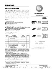 MC14017BCP datasheet pdf ON Semiconductor