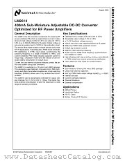 LM2614ATL datasheet pdf National Semiconductor