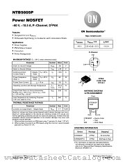 NTB5605PT4 datasheet pdf ON Semiconductor