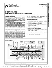 PC87591L-VPCN05 datasheet pdf National Semiconductor
