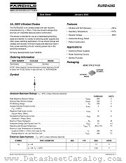 RURD420S9A_NL datasheet pdf Fairchild Semiconductor
