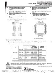 SN74LVTH543DGVR datasheet pdf Texas Instruments