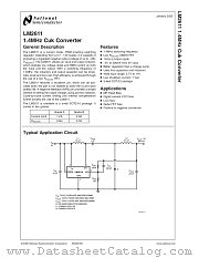 LM2611AMFX datasheet pdf National Semiconductor