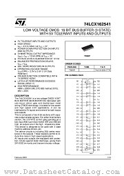 74LCX162541 datasheet pdf ST Microelectronics