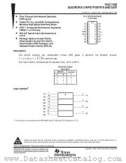 74AC11008DR datasheet pdf Texas Instruments