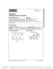 MM74C902N datasheet pdf Fairchild Semiconductor