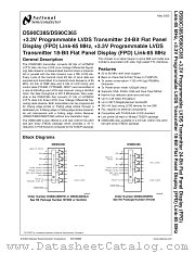 DS90C365MTDX datasheet pdf National Semiconductor
