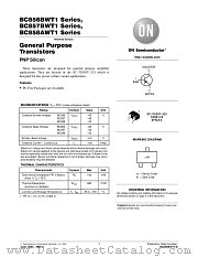BC856BWT1 datasheet pdf ON Semiconductor