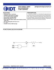 QS74FCT2827CTSO datasheet pdf IDT