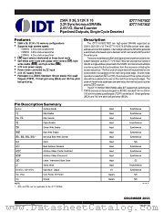 IDT71V67802S150BGI8 datasheet pdf IDT
