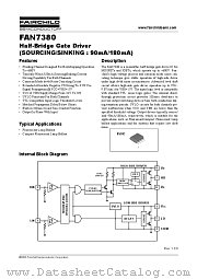 FAN7380 datasheet pdf Fairchild Semiconductor
