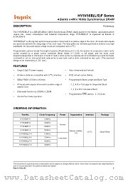 HY5V56BF datasheet pdf Hynix Semiconductor