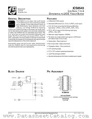 ICS8543 datasheet pdf Texas Instruments